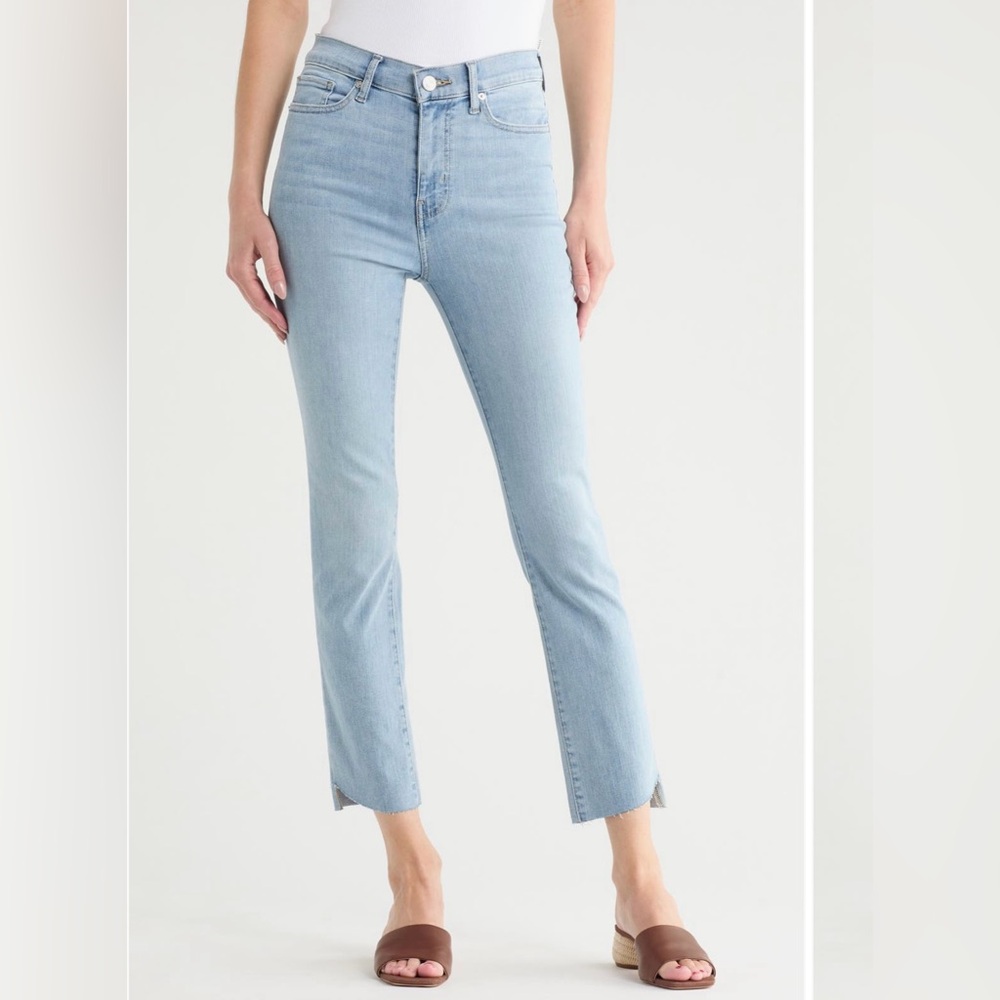 NWT Frame High Waist Step Hem Straight Leg Jeans